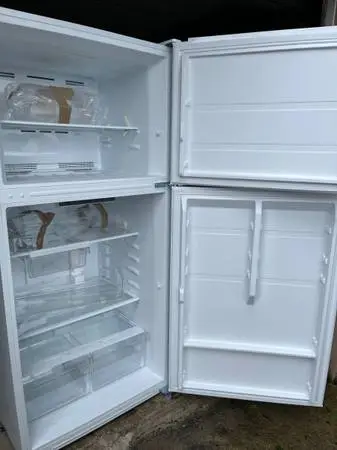 New White Refrigerator/Freezer