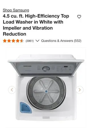 Samsung washing machine
