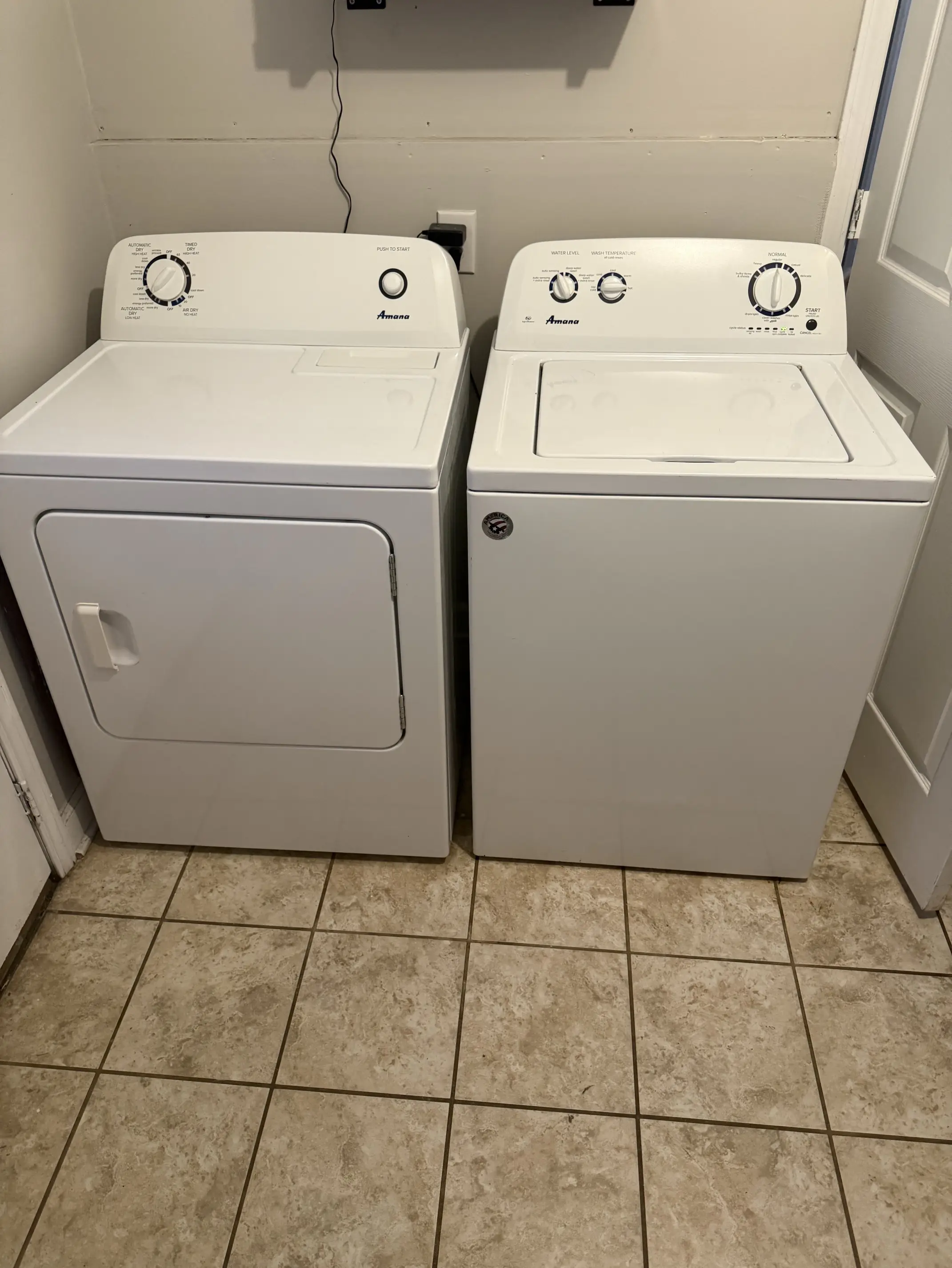 Amana Washer and Dryer Set