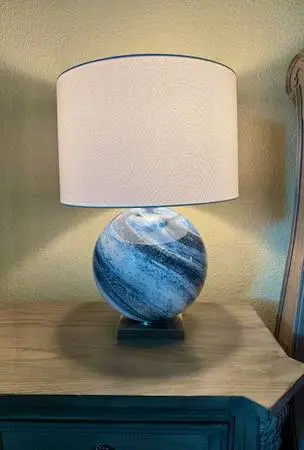 Estate Moving Sale- Side Table Lamps - Two Sold Together