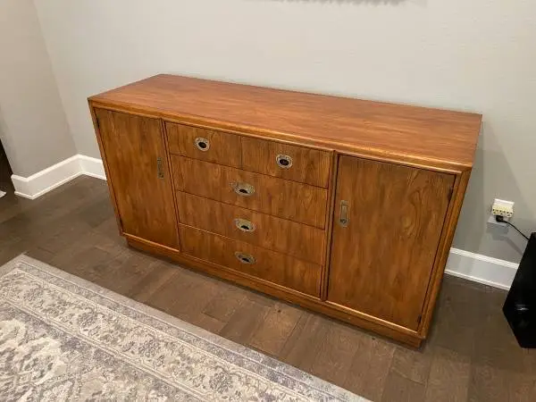Drexel Campaign Mid-Century Credenza