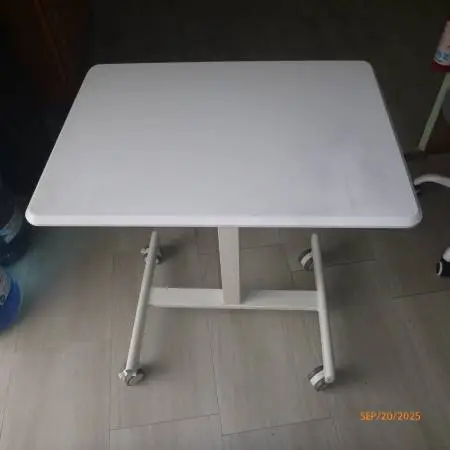 🌵 Roll about table, 19 x 26 adjustable height 29.75 to 42.75