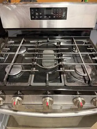 Samsung gas stove delivered