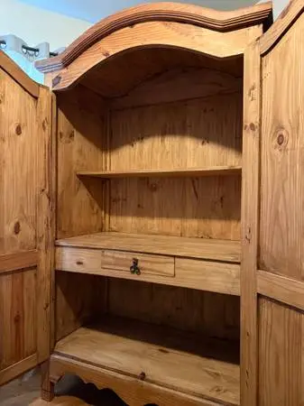 Mexican rustic cabinet armoire