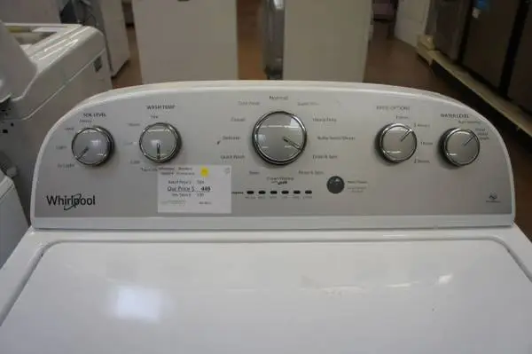 Whirlpool washer with warranty