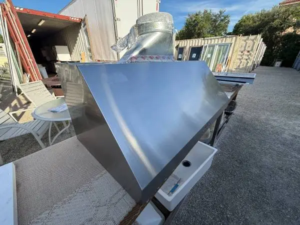 48W SS Thermador Pro Style Canopy Hood Model # PH48HS/04 Used