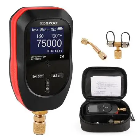 Digital Vacuum Gauge, Micron Vacuum Gauge Tester