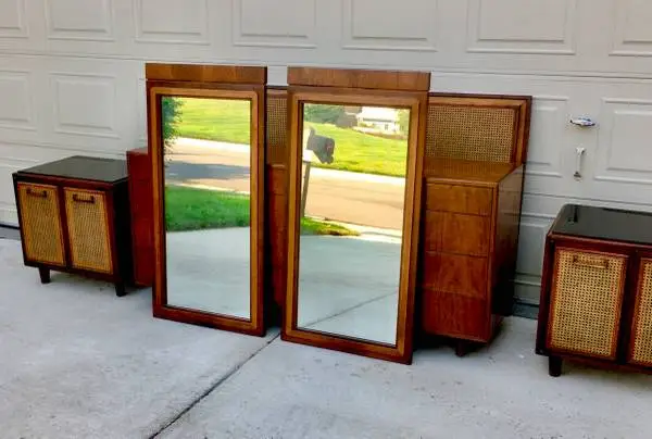 Mid Century Dresser by FOUNDERS & HAMMARY sets + much more