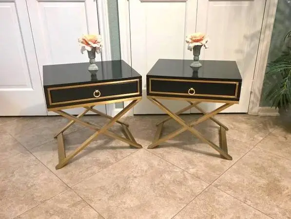 ►Nightstands (2) Modern Matching Pair of Stylish Bedside Tables