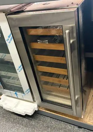 STAINLESS STEEL WINE COOLER 15” WIDE