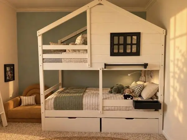 Kids House Bunk Bed