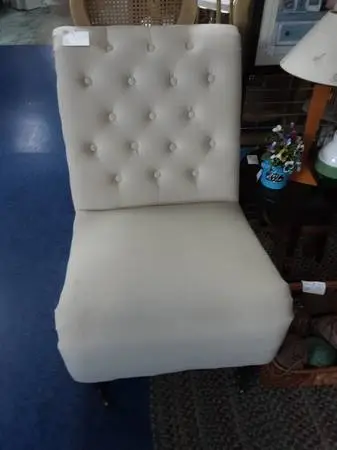Cream Chair  on Casters 1914