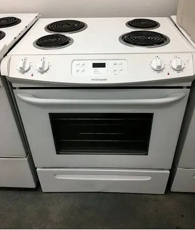 Electric White Stove