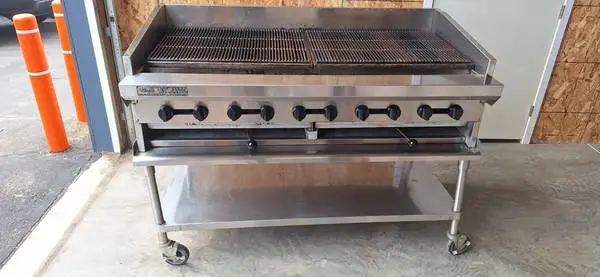 60 American Range Commercial Gas Charbroiler (Model ADJ-60) – 200k BT