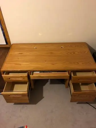 Desk Solid Oak