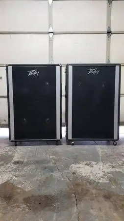 Pair of vintage Peavey 4x12 speaker cabinets