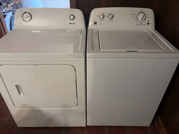 Look new whirlpool Kenmore washer and matching electric dryer