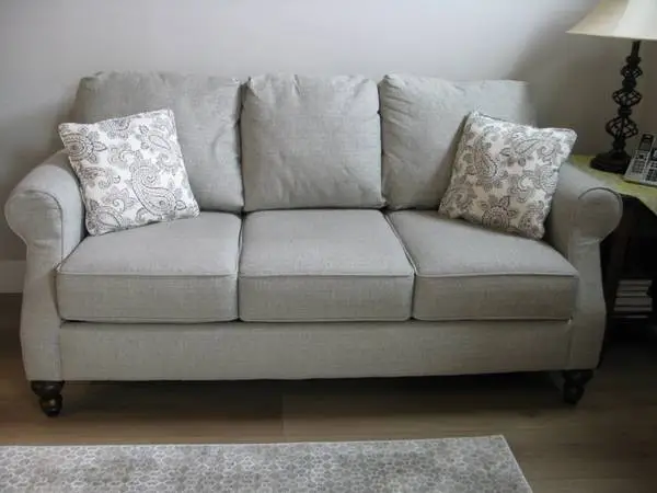 Sofa and Chair with ottoman