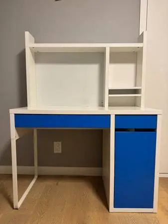 Ikea Micke Desk with Desk Organizing unit