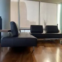 2023 Rolf BenzSectional  Leather  Wood  Stainless Steal 29K MSRP