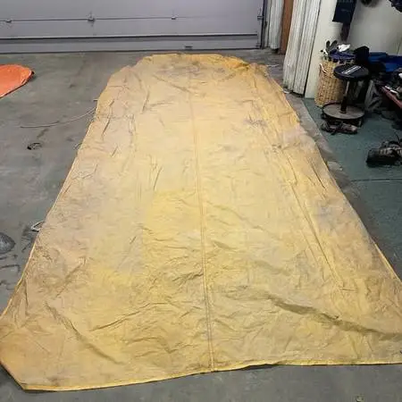 Aircraft Wing Covers. Yellow, 7 Wide X 15 Long
