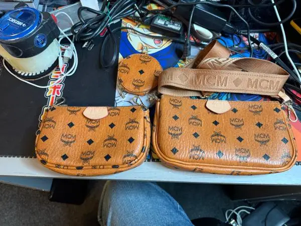 MCM Crossover Purse With Wallet & Coin Wallet