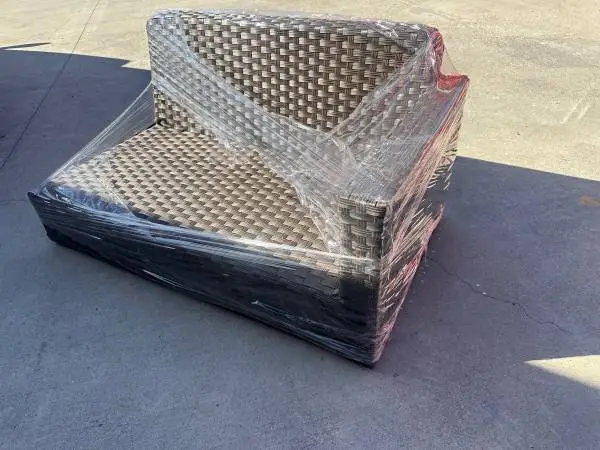 New outdoor patio furniture loveseat no cushion
