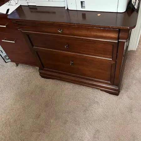 Wood Filing Cabinet