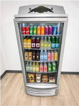 RED BULL Commercial Glass Door Beverage Cooler / Refrigerator – Rare