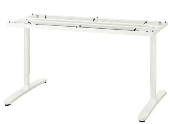 Height adjustable table underframe/legs (Ikea Bekant)