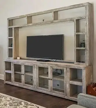Matching Entertainment Stand, Coat Stand, Buffet Table, & Bench