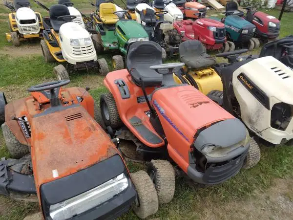 (SALVAGE SALE)...Over 20 Riding Mowers & More. SEPT. 28TH - NOV. 5TH