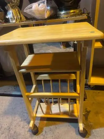 Vintage / refinish- side tables, dresser, lamp stands,