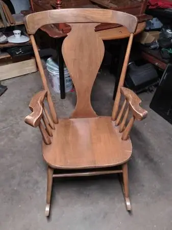 Older Wood Rocking Chair