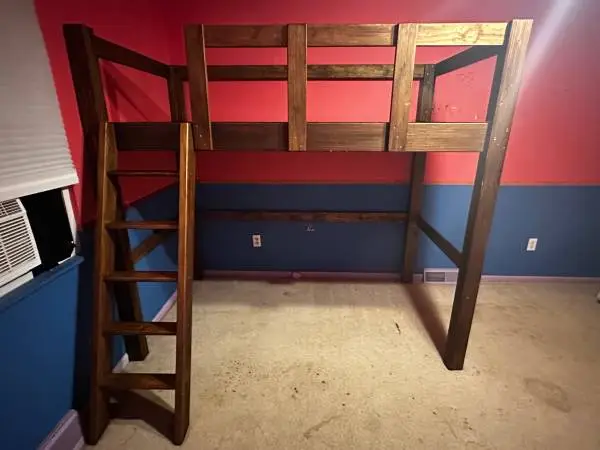 Twin loft bed