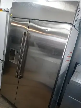 ★GE Monogram stainless steel side by side built-in refrigerator