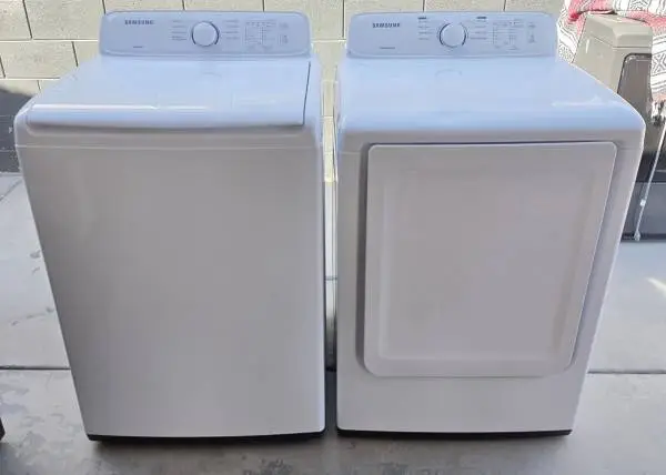 Samsung Washer Machine And Electric Dryer (90 DAYS WARRANTY)