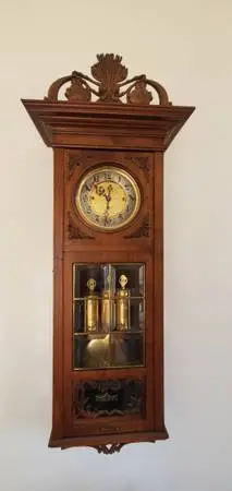 Beautiful 1880’s Gustav Becker Wall Clock with Vienna Regulator