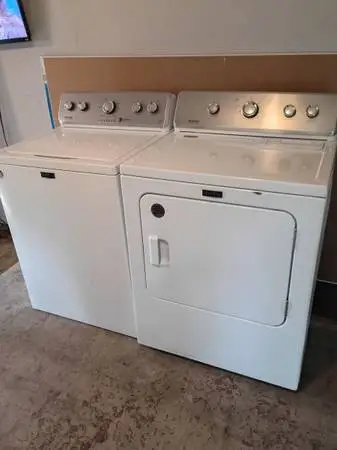 Maytag washer an dryer elect set delivery and the install free