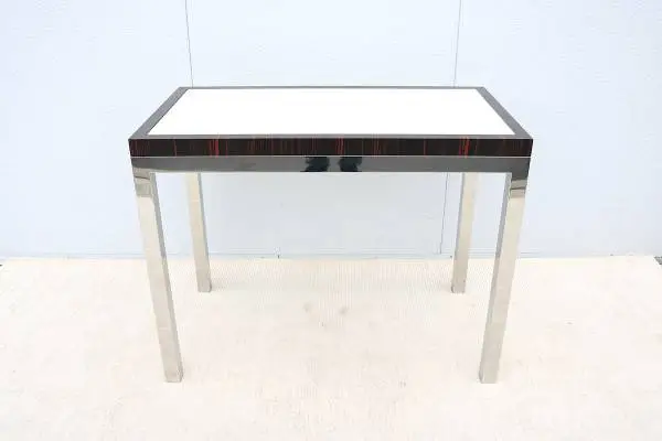 Mid-Century Modern Counter Height Console Table Leon Rosen Style