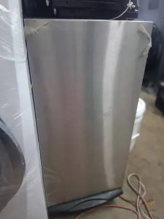 15  GE trash compactor  stainless steel