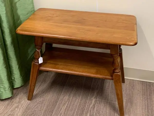 Mid-Century Wood Coffee End Table 26 x 15