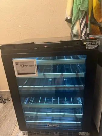 BRAND NEW VIKING PANEL READY 40 BOTTLE WINE FRIDGE **4500 NEW** *LOOK*