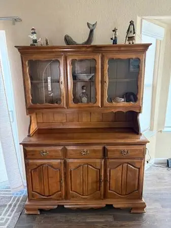 Antique China Cabinet, Buffet, Hutch & Display Cabinet
