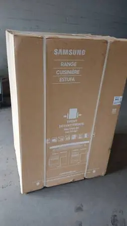 Samsung stainless steel gas range