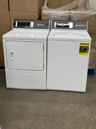 Brand new Speed Queen heavy duty top load washer dryer set