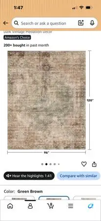 8x10 Area Rug New