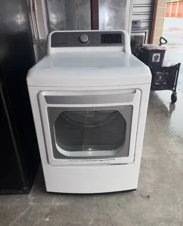 White LG Electric Dryer