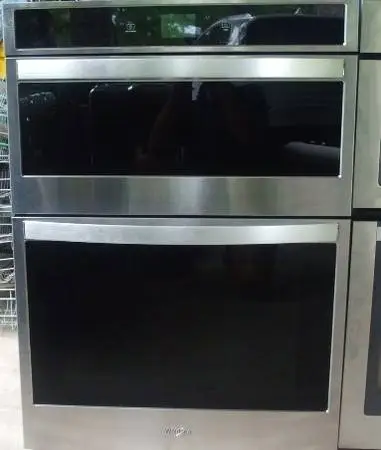 Whirlpool 30 stainless steel built-in microwave/oven combo