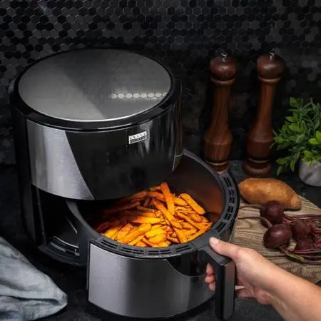 Stainless Steel 8-qt. Digital Air Fryer - NEW
